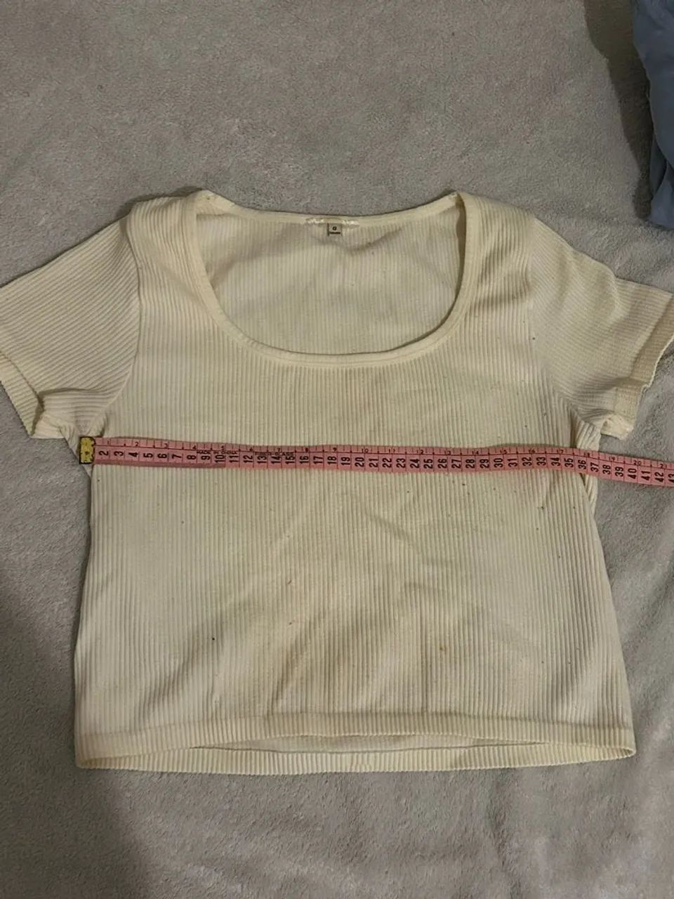 Cropped branco tamanho G