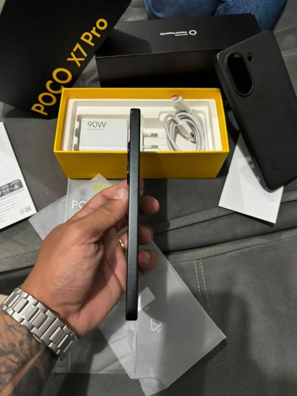 celular poco X7 pro 256 GB de memória  - Foto 3