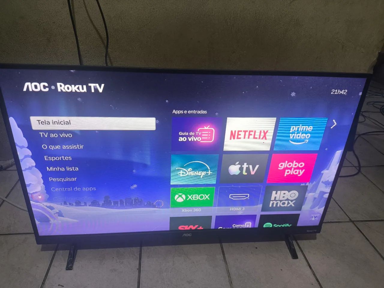 Tv smart AOC 32 polegadas 