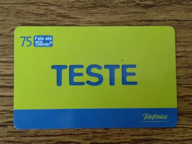 Cartões Telefônicos de Teste Telefônica  - Foto 4