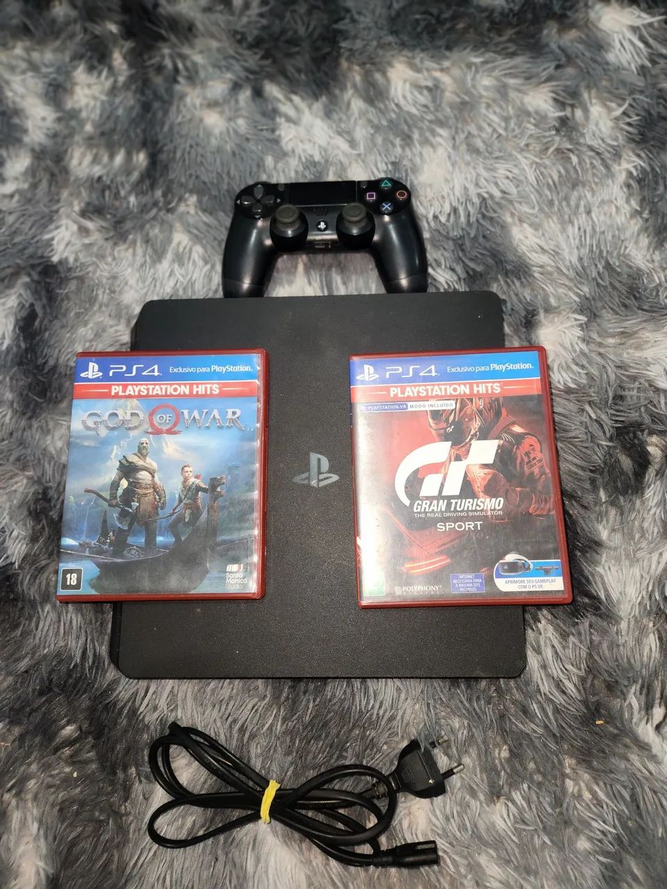 PS4 SLIM COM JOGOS - Foto 2