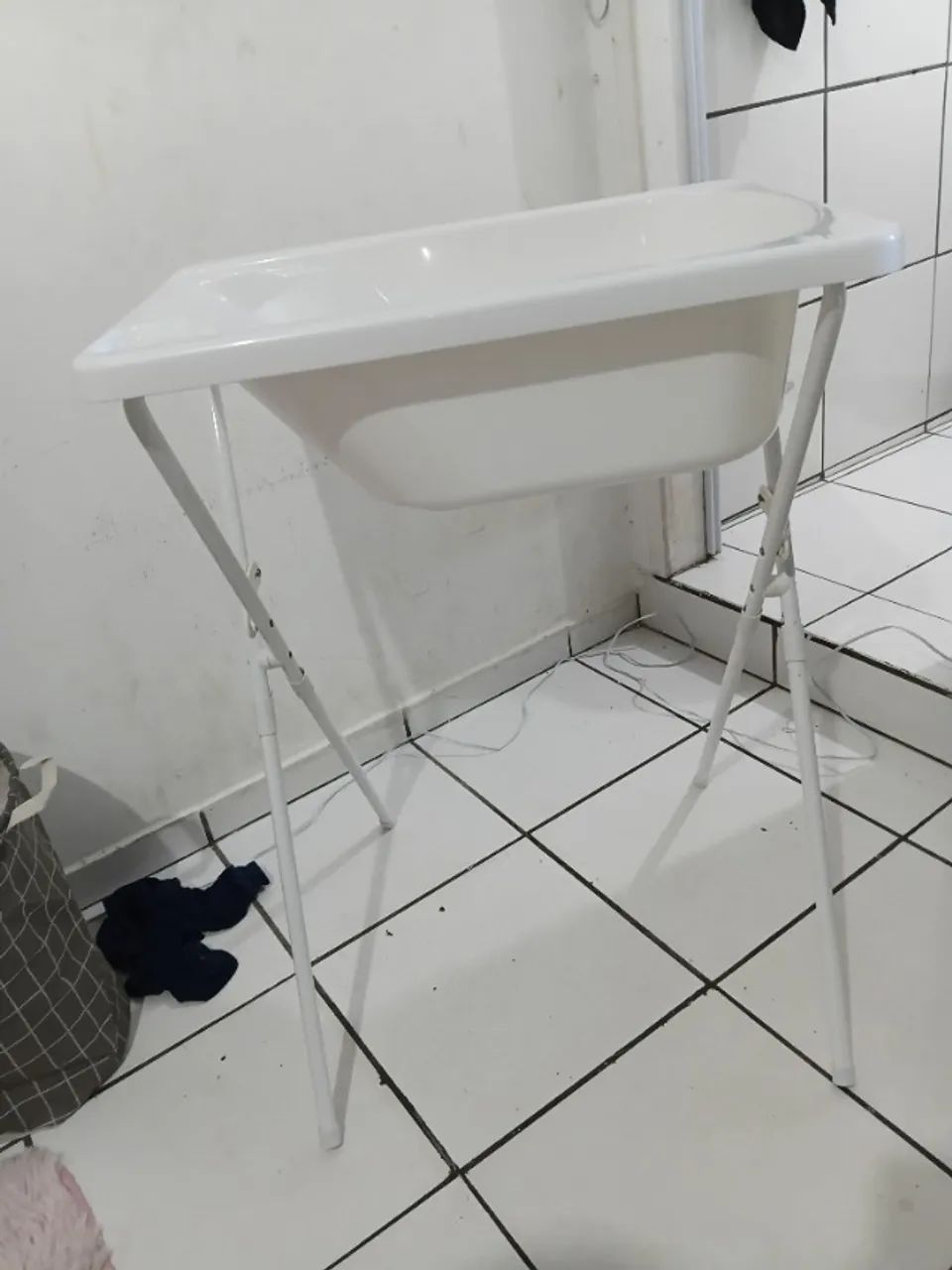 Banheira infantil com suporte 
