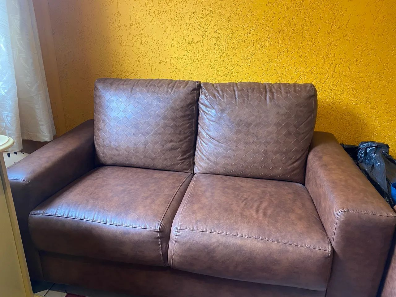 sofá vintage couro - Foto 2