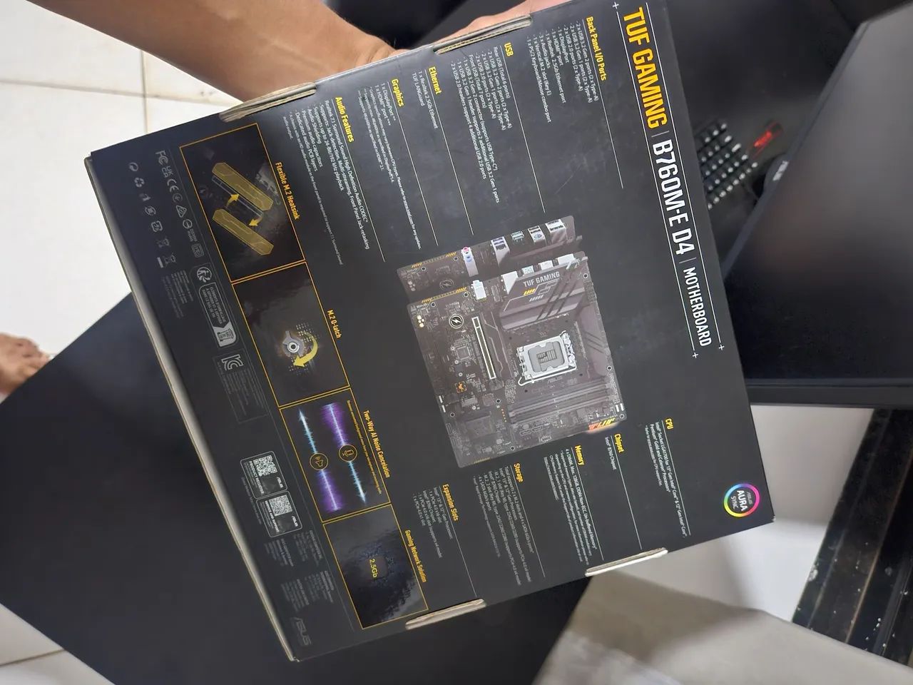 Placa mãe B760m Asus Tuf - Foto 2