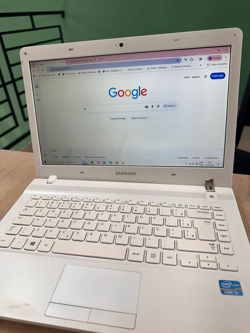 Notebook Samsung - i3 