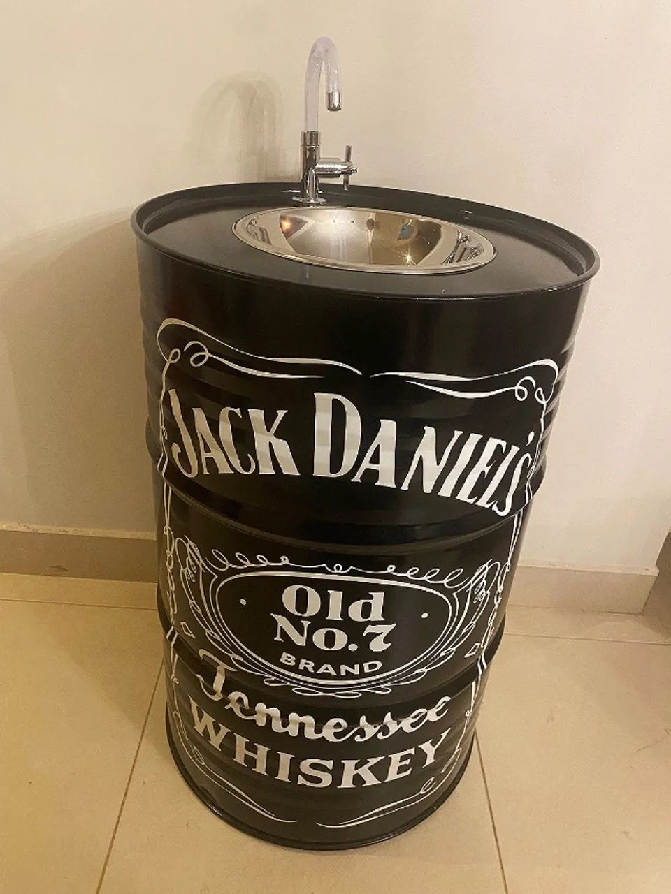 Tambor Pia / Lavatório Completo Personalizado Jack Daniels - Foto 3