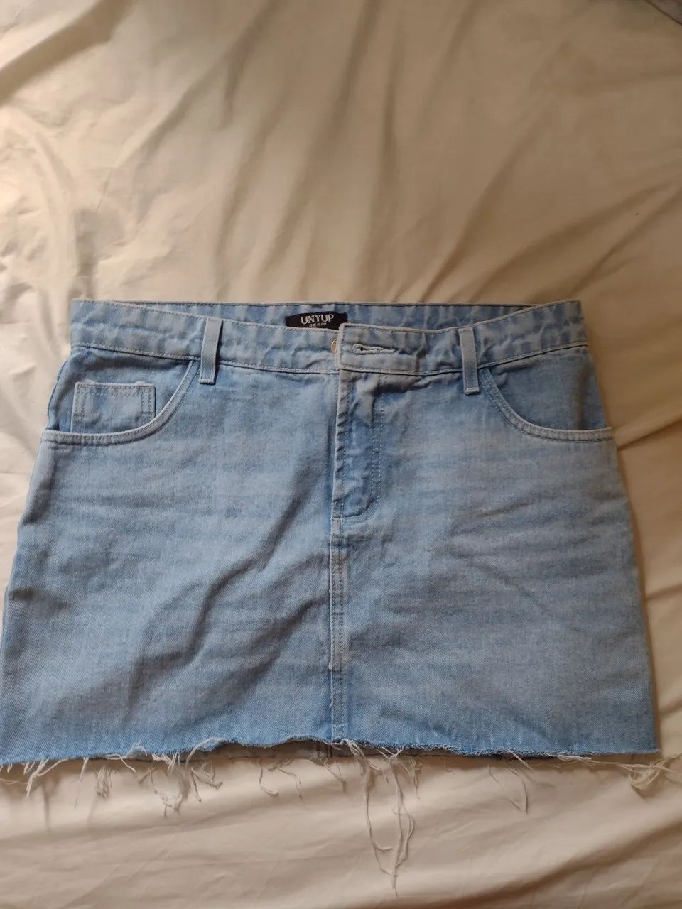 Mini saia jeans