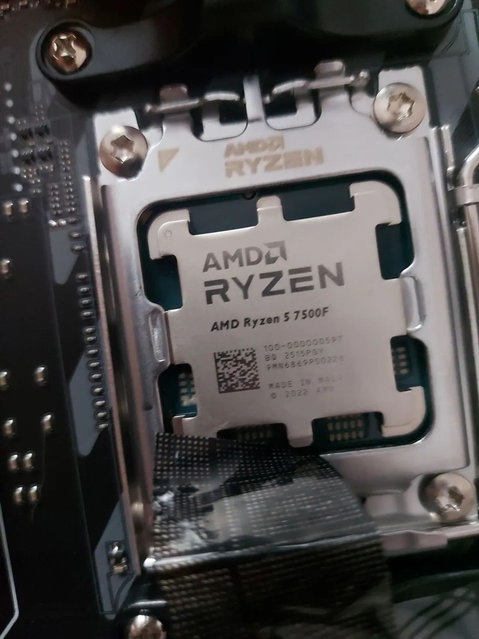 Processador ryzen 5 7500f e placa mãe B850m-k  - Foto 3