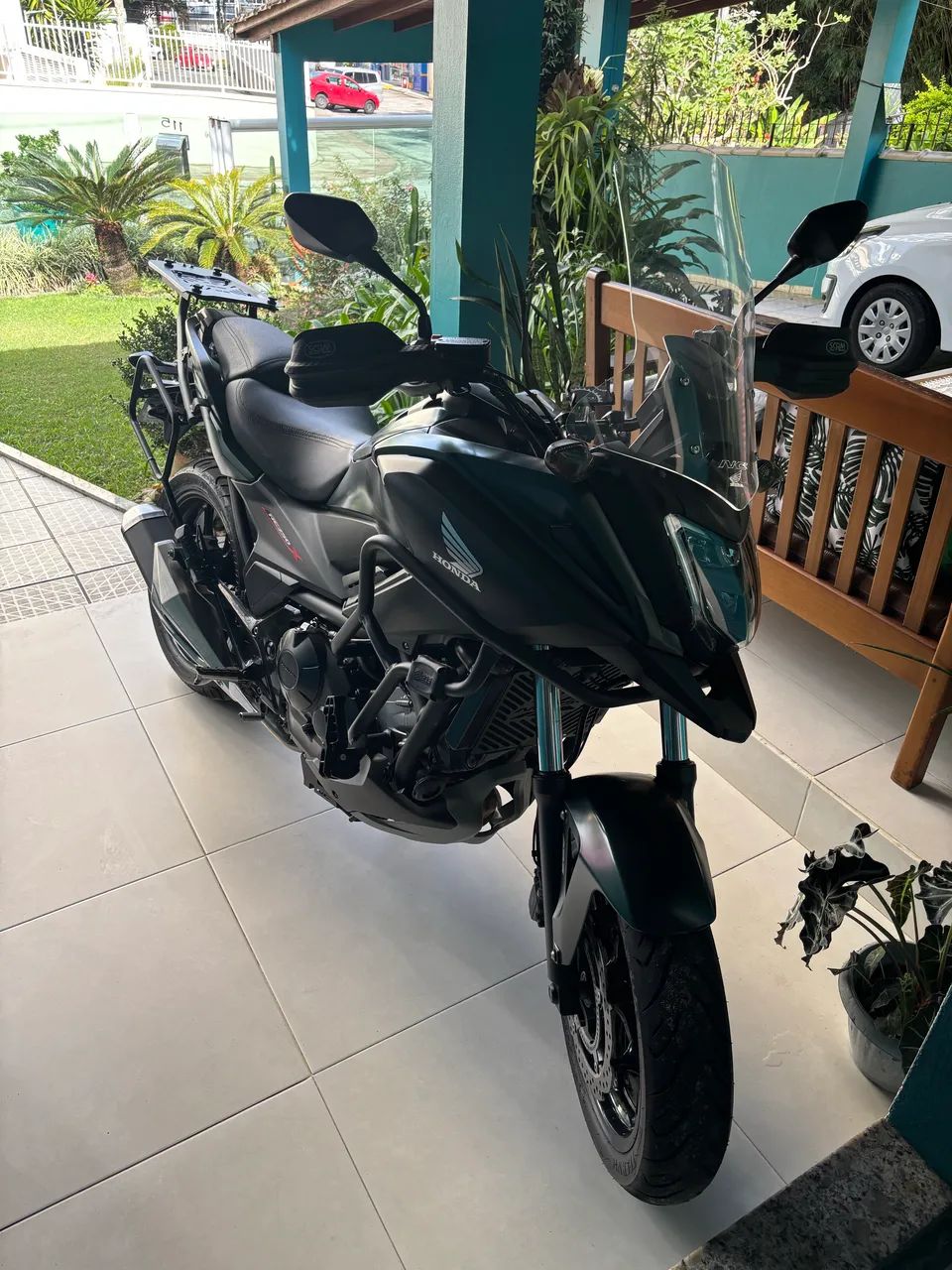 Honda NC 750X 2021 Verde com Km baixa e Impecável - Foto 3