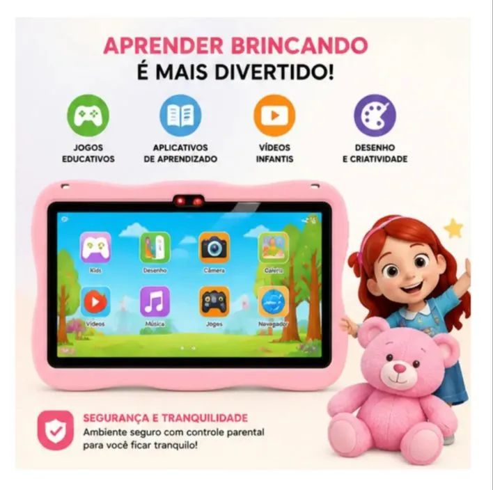 Tablet infantil Feminino  - Foto 5