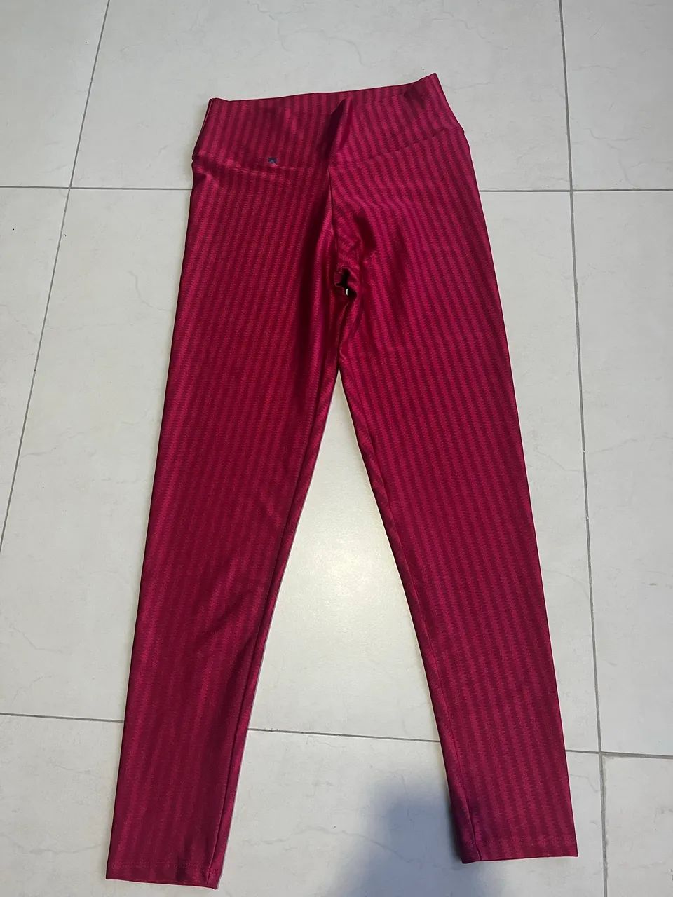 Calça legging de academia 3d NOVA vermelha