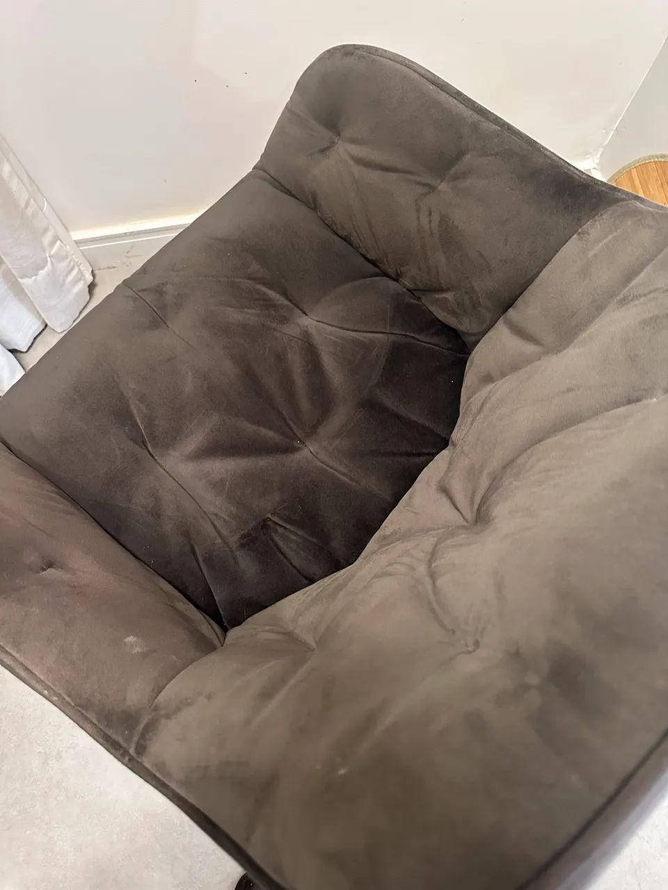 Cadeira em suede - Foto 3