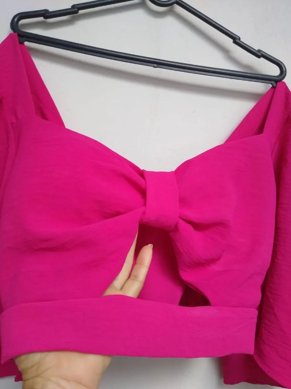Cropped semi novo (veste 40 ao 42) - Foto 3