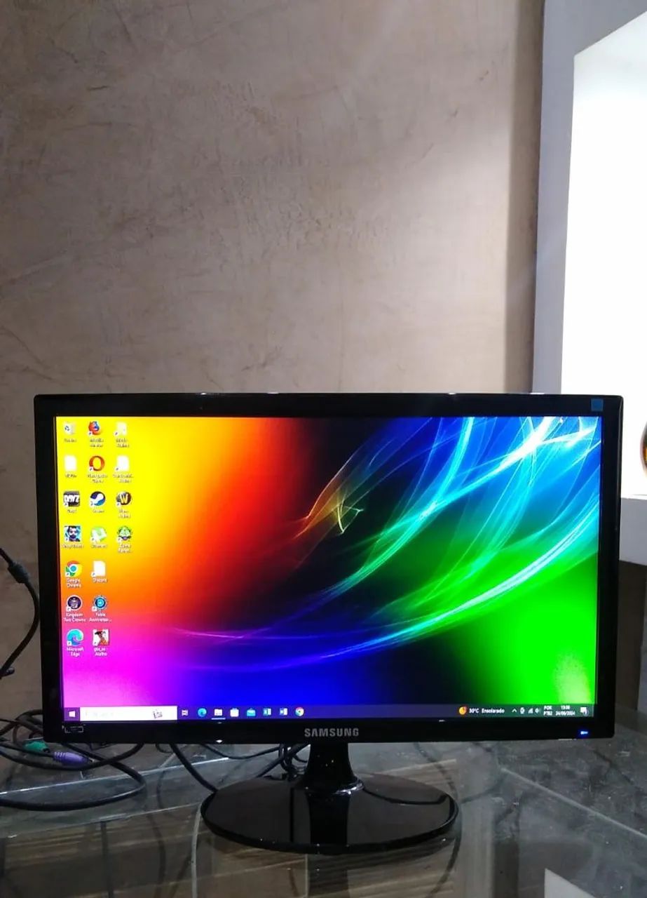 Monitor Samsung LED 20 polegadas com adaptador HDMI. Parcelo no cartão  - Foto 4