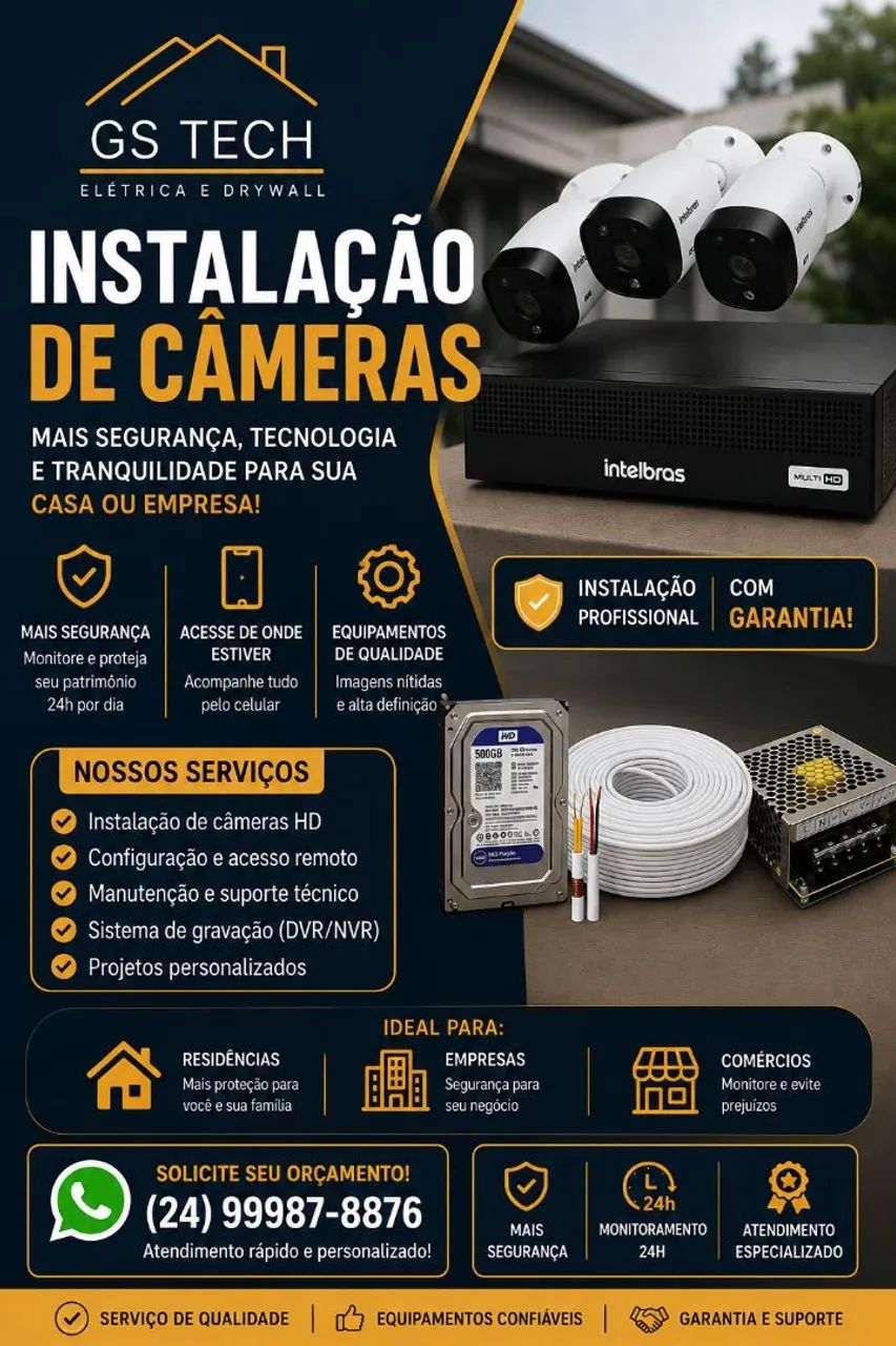 GSTech Elétrica e Segurança Eletrônica