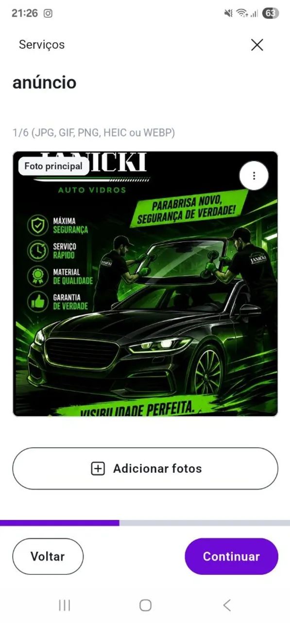 Vidros automotivos 