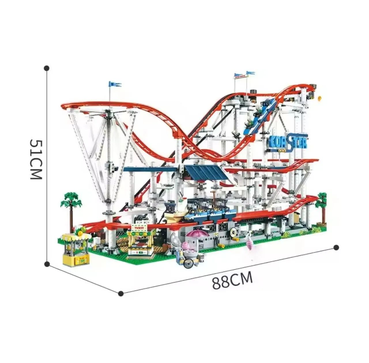 Lego original Creator Expert 10261Roller Coaster (usado) - Foto 4