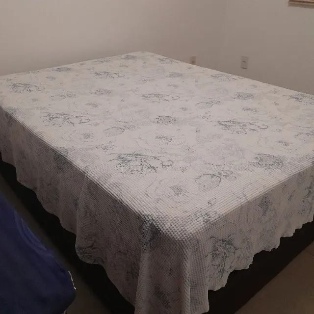 CAMA BOX COM COLCHÃO 