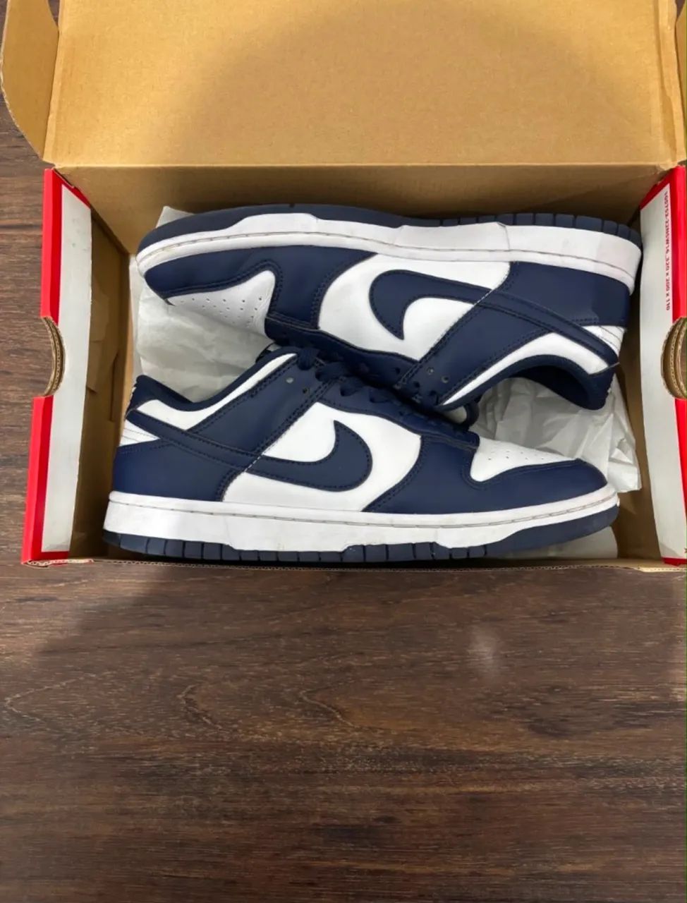Nike Dunk Low ?Midnight Navy and White?. - Foto 3