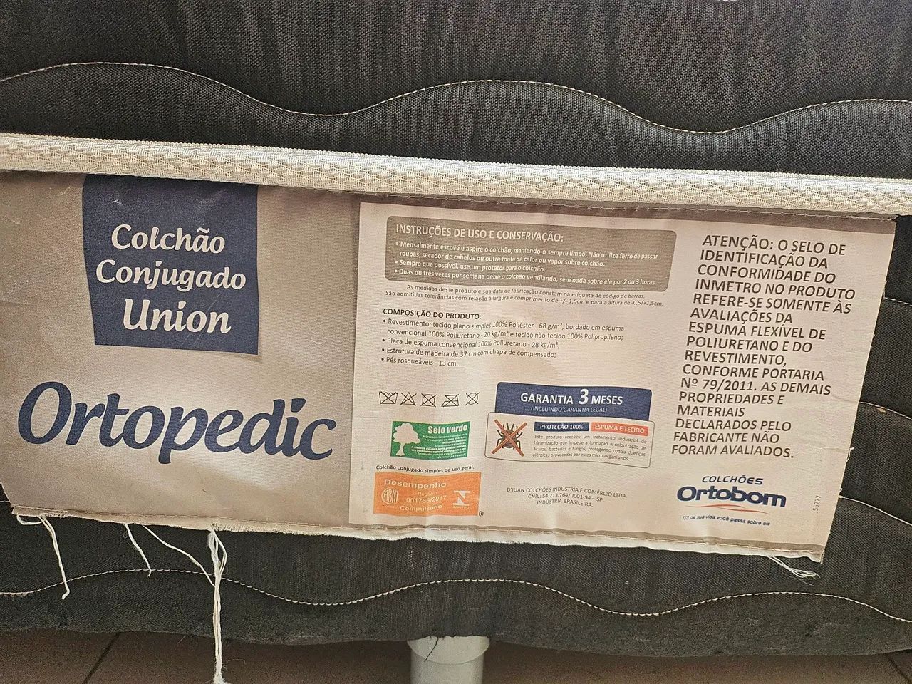 Cama box com colchão conjugado ortopédico  - Foto 2