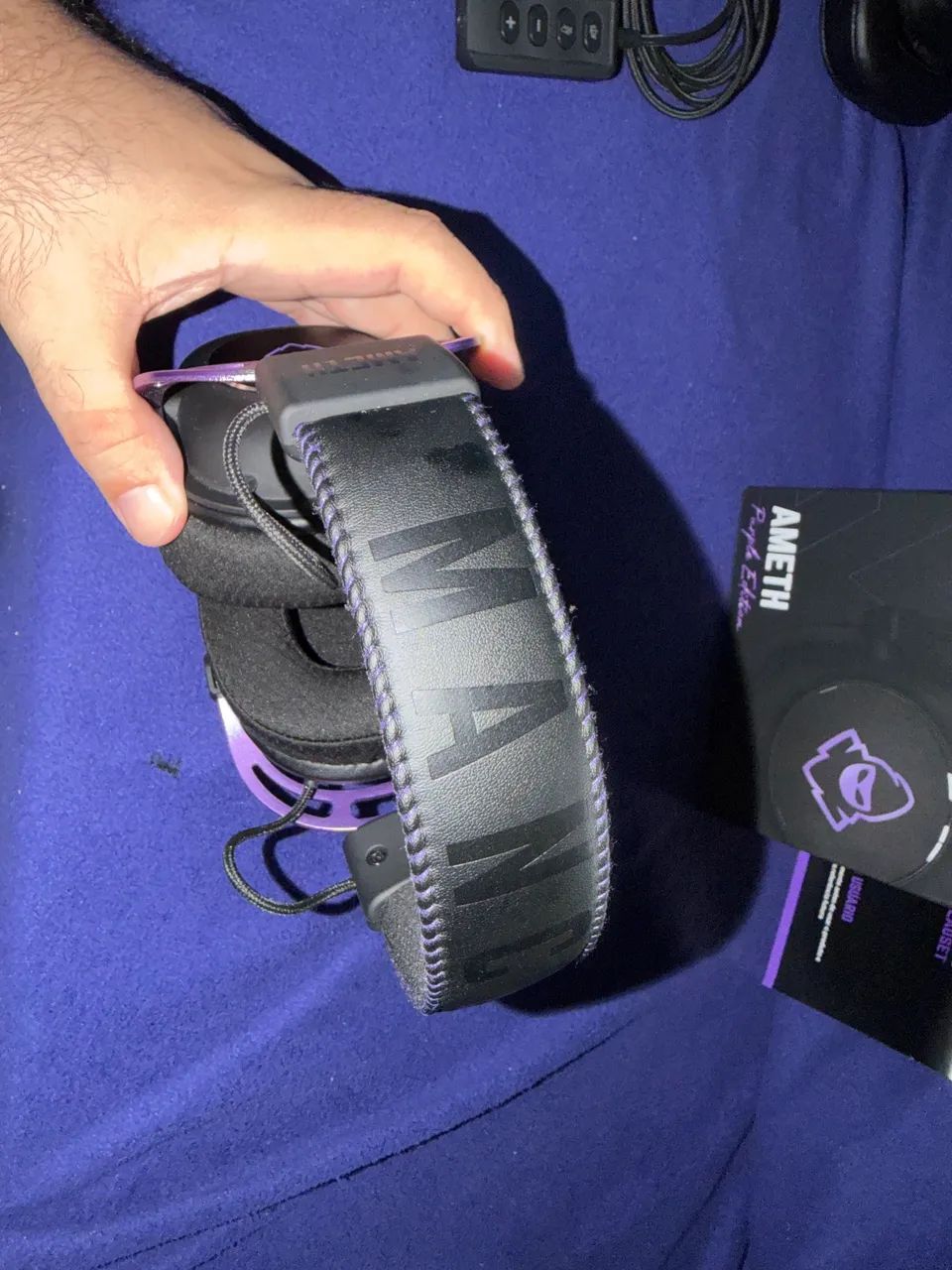 Headset Gamer Mancer Ameth - Purple Edition (LEIA)  - Foto 4