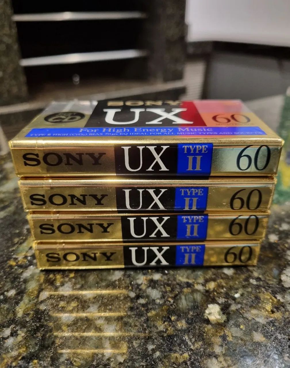 Fita k7 cassete SONY UX ll lote c/4 - Foto 2