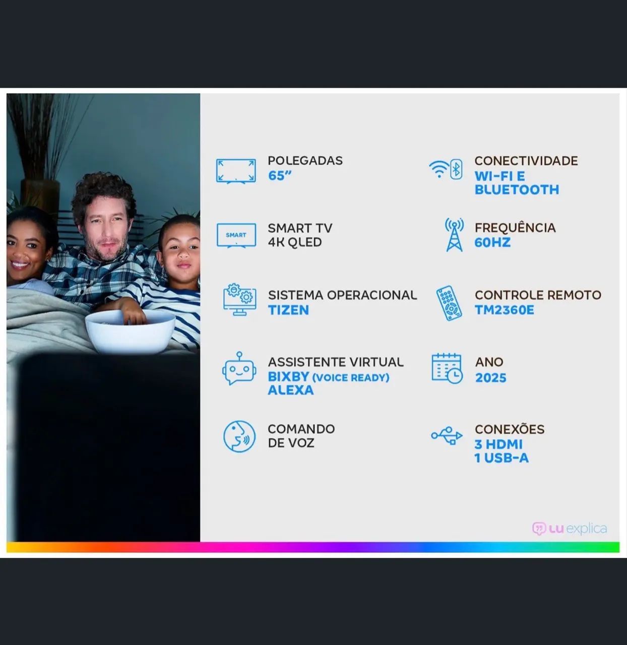 TV 65? Samsung QLEd 4K - Foto 4