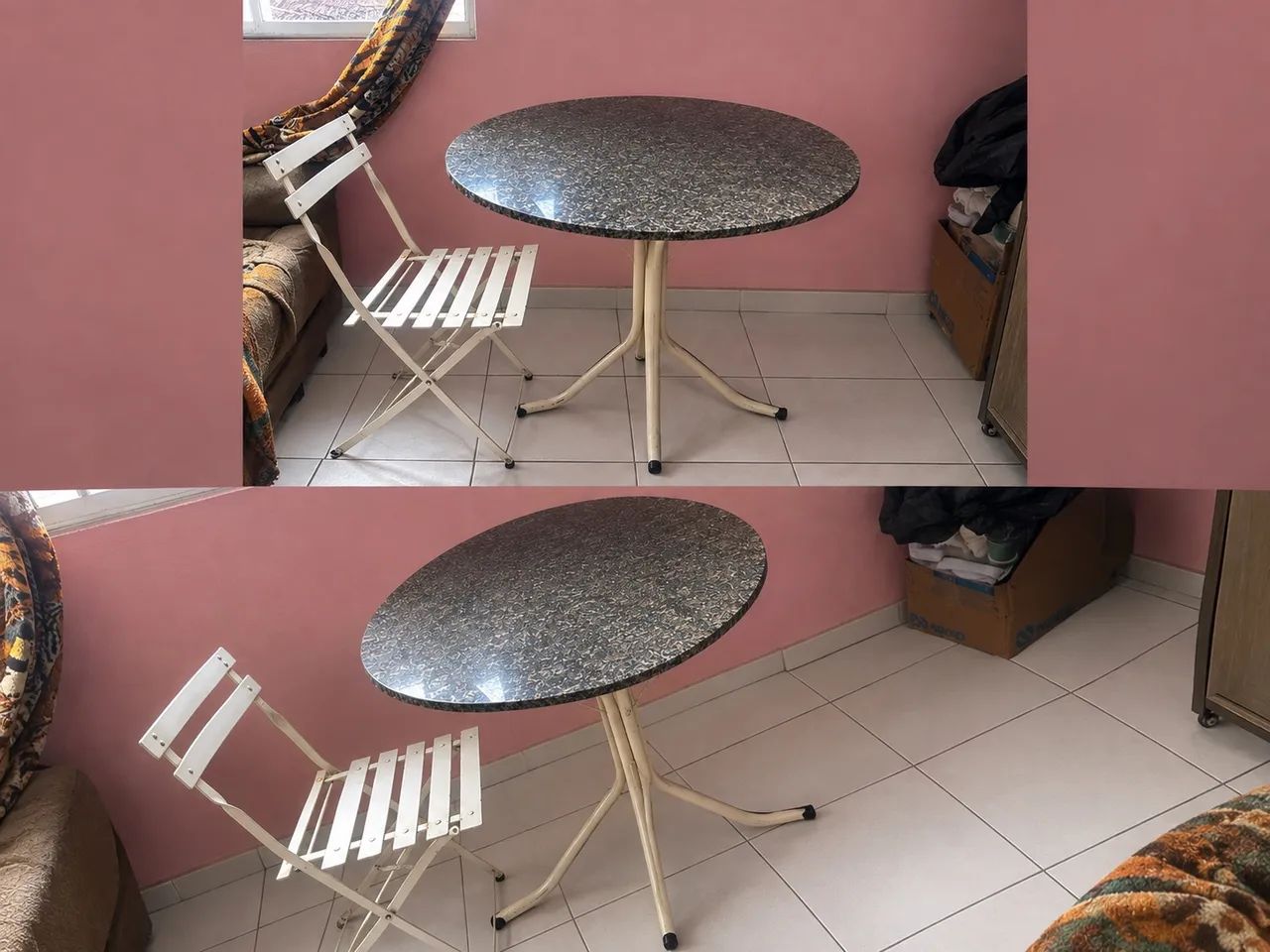 Mesa de mármore + cadeira  - Foto 2