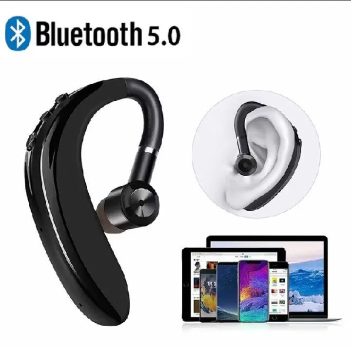 Fone de ouvido sem fio S109 modelo único ( single-ear ) com microfone embutido. - Foto 3
