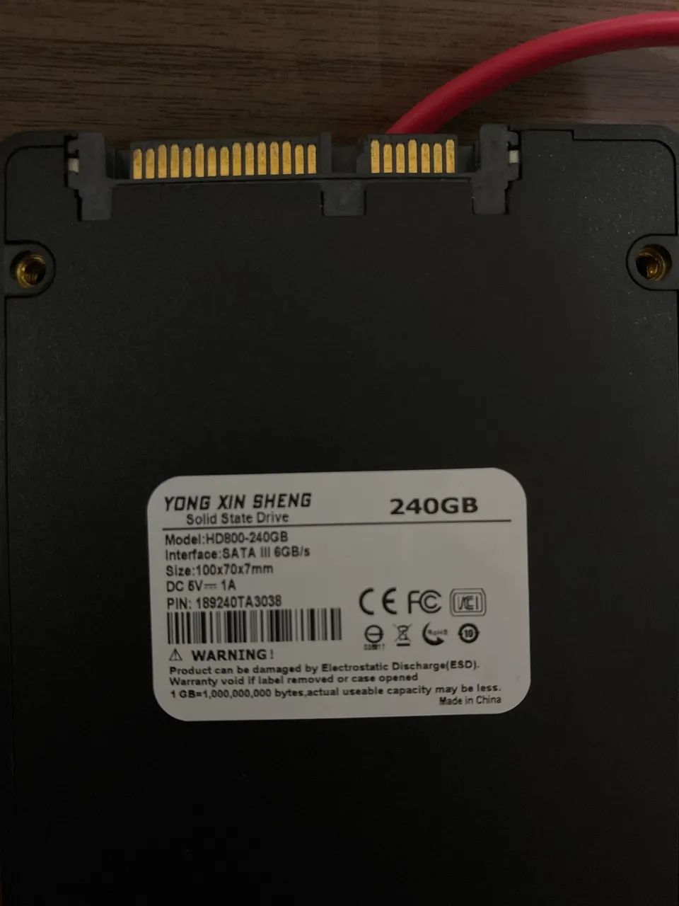 Ssd SATA 240GB (+cabo) - Foto 2