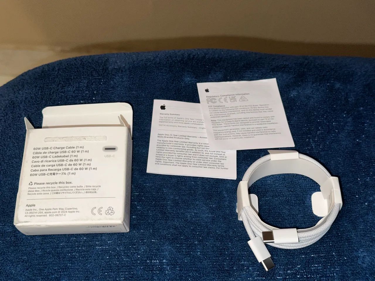 Cabo Apple IPhone USB-C Original 60w 1M - Foto 2