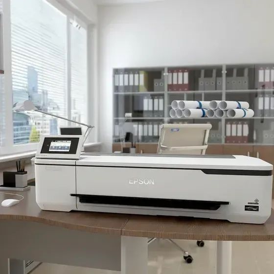 Plotter Epson T3170 Bulk Grátis Tinta E Papel Fotográfico - Foto 3