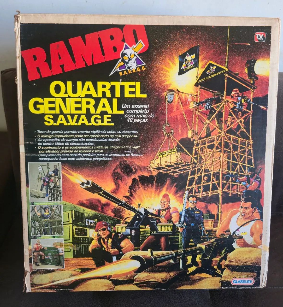 Quartel General Savage (Rambo) Glasslite Completo