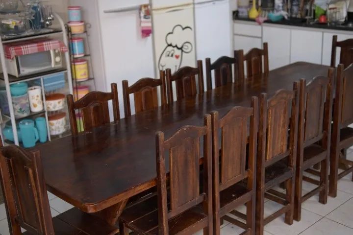 Mesa de 12 lugares ( Angelim Pedra ) - Foto 2