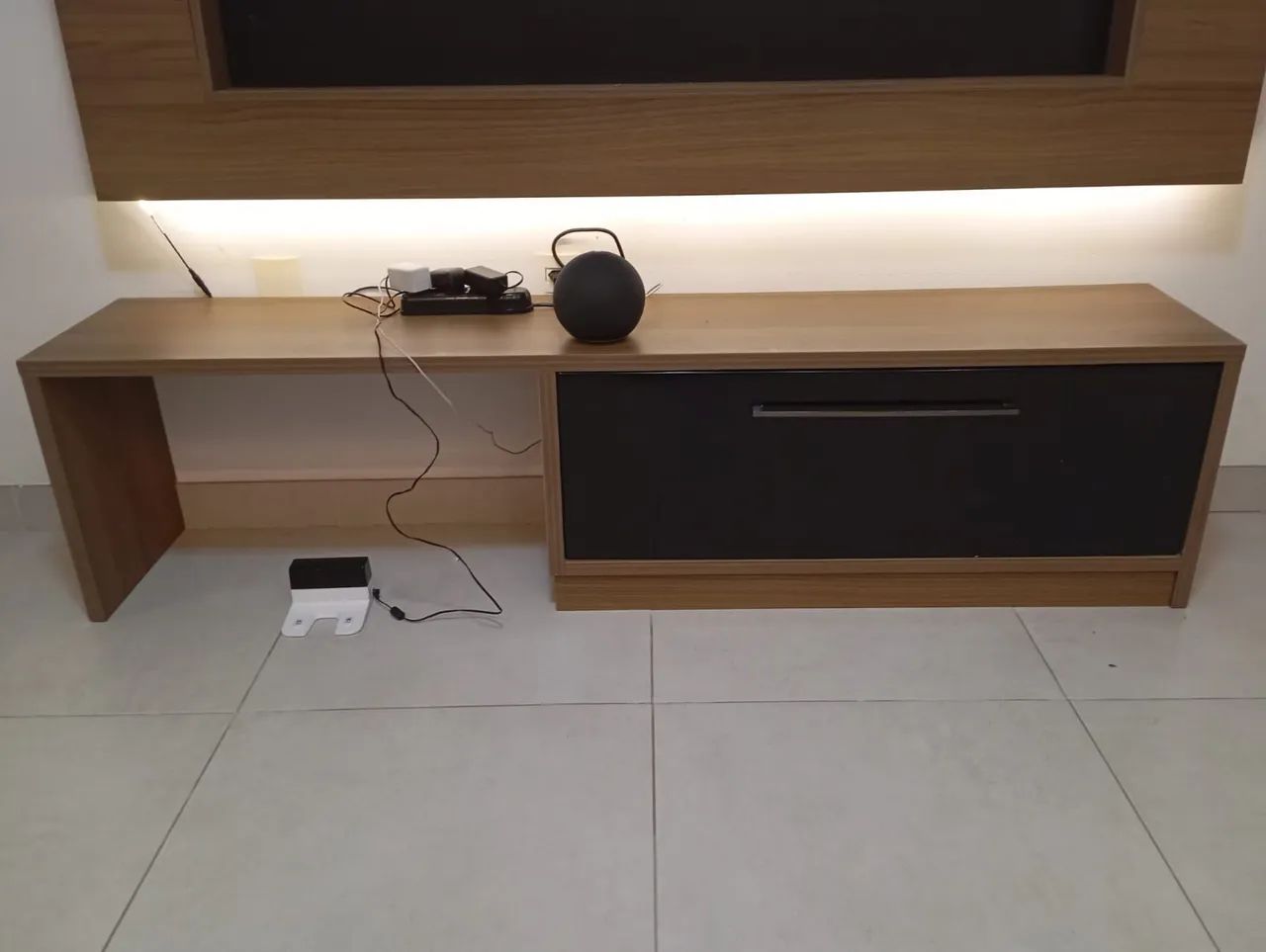 Lindo Painel de TV MDF marrom  - Foto 2