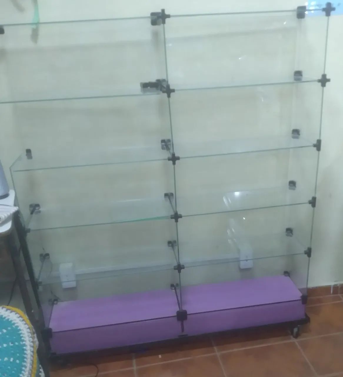 Vitrine de vidro 