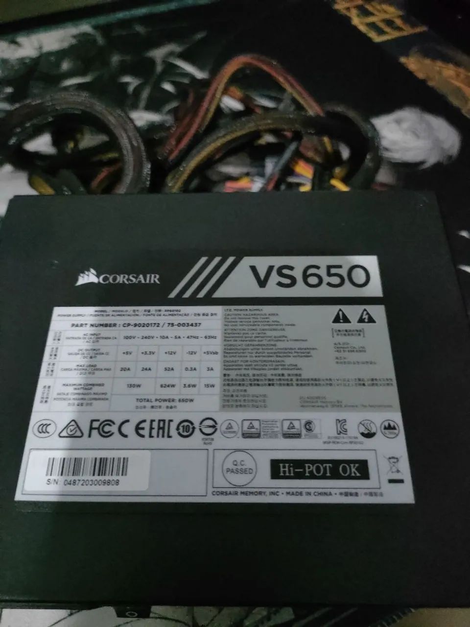 Fonte Corsair 650w  - Foto 2