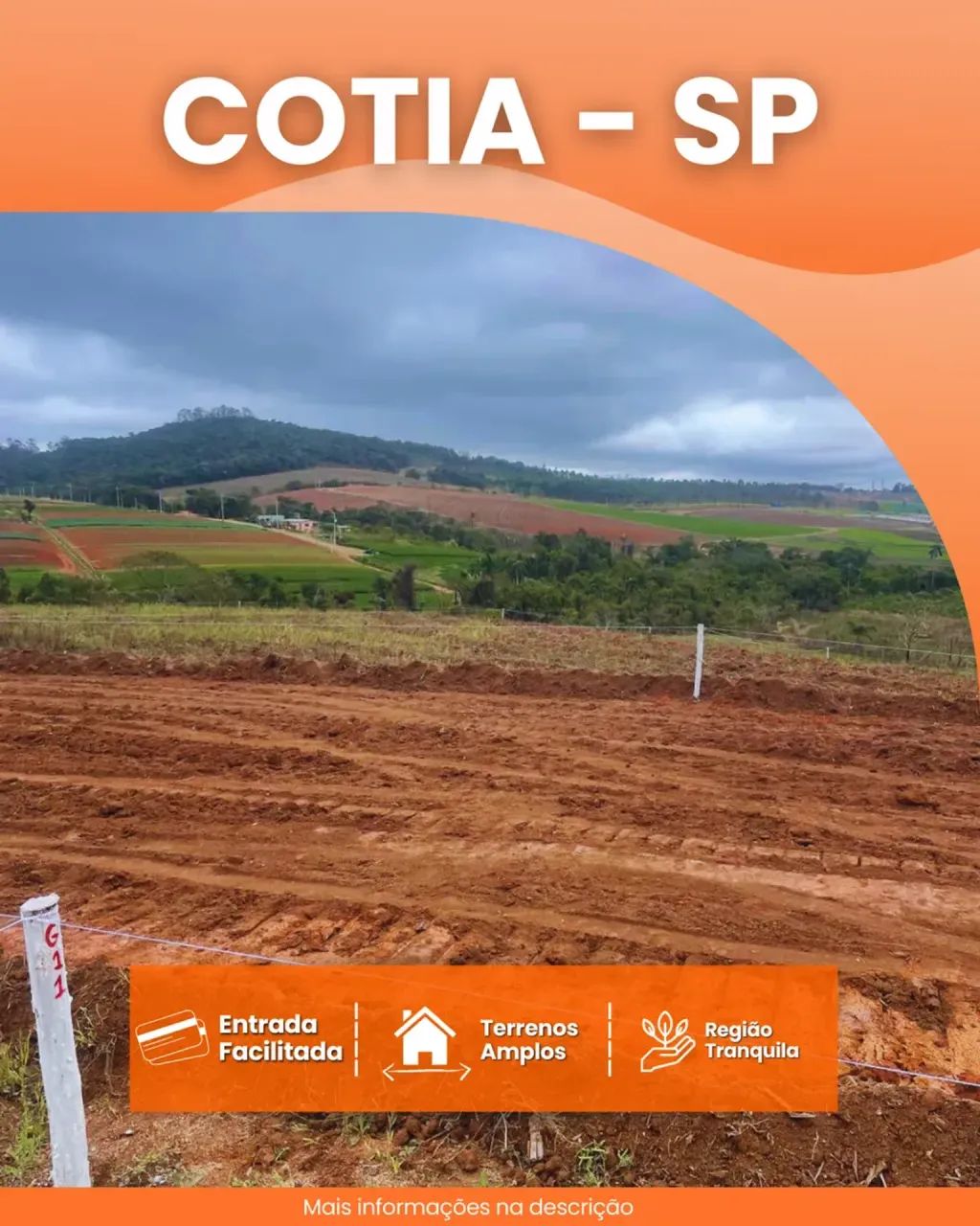 UM TERRENO PARA REALIZAR SEU PROJETO