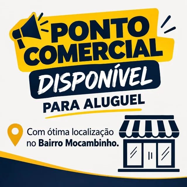 PONTO COMERCIAL DISPONÍVEL PARA ALUGUEL 