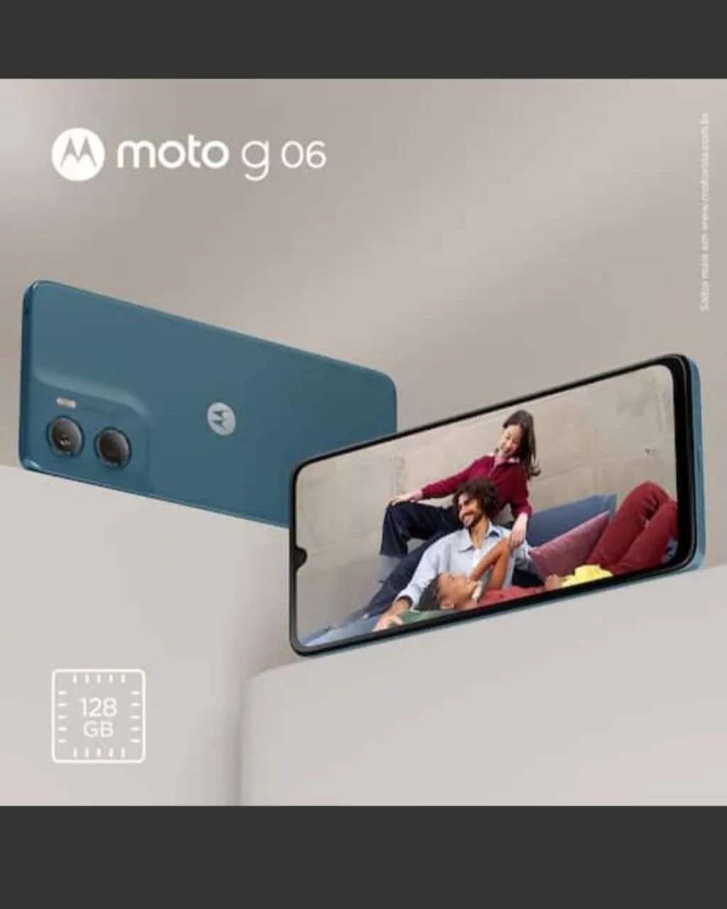 MOTO G06 128GB 50MP AZUL MARINHO - LACRADO - Foto 3