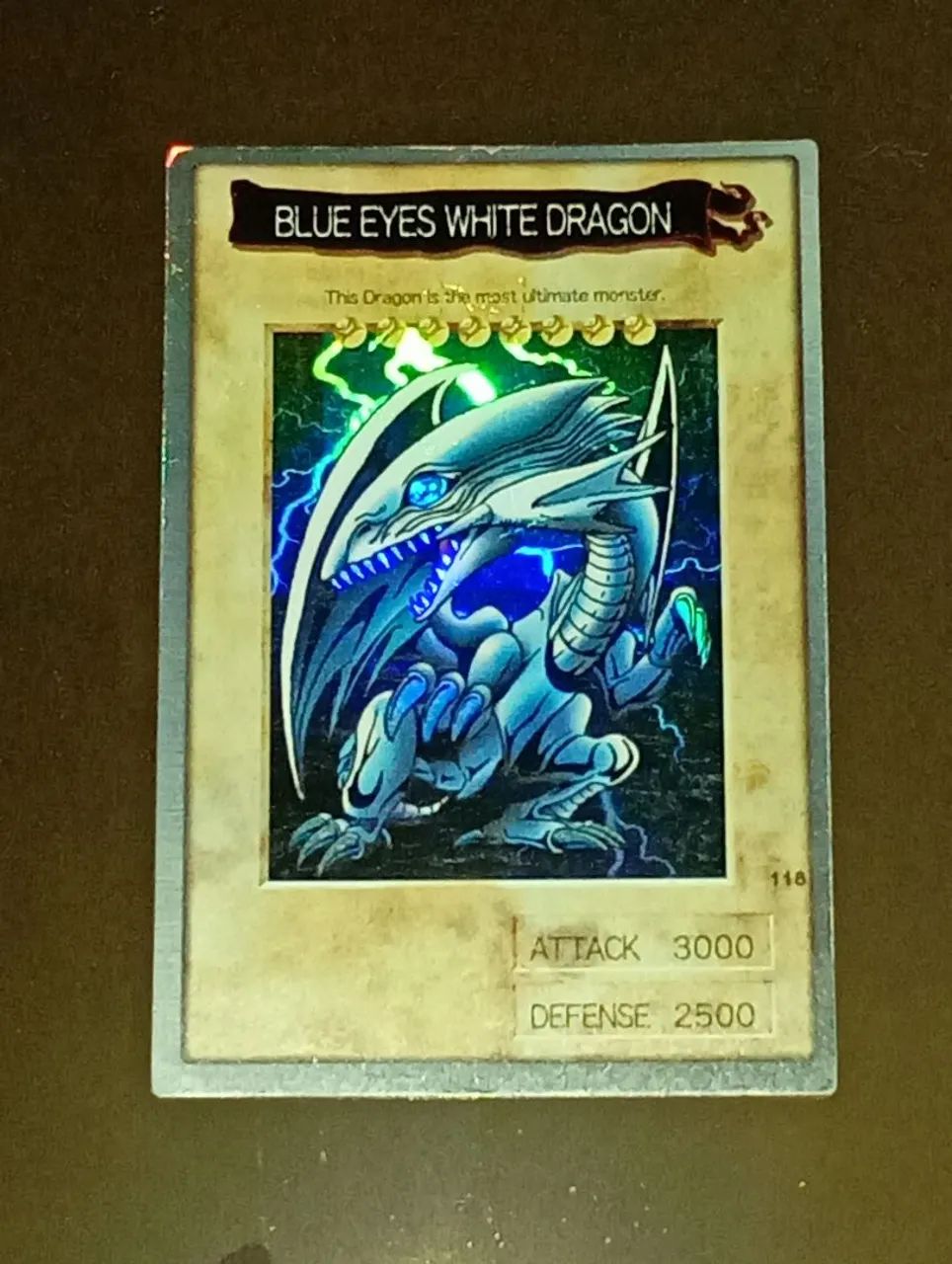 Blue-eyes white Dragon Bandai em inglês TCG YUGIOH