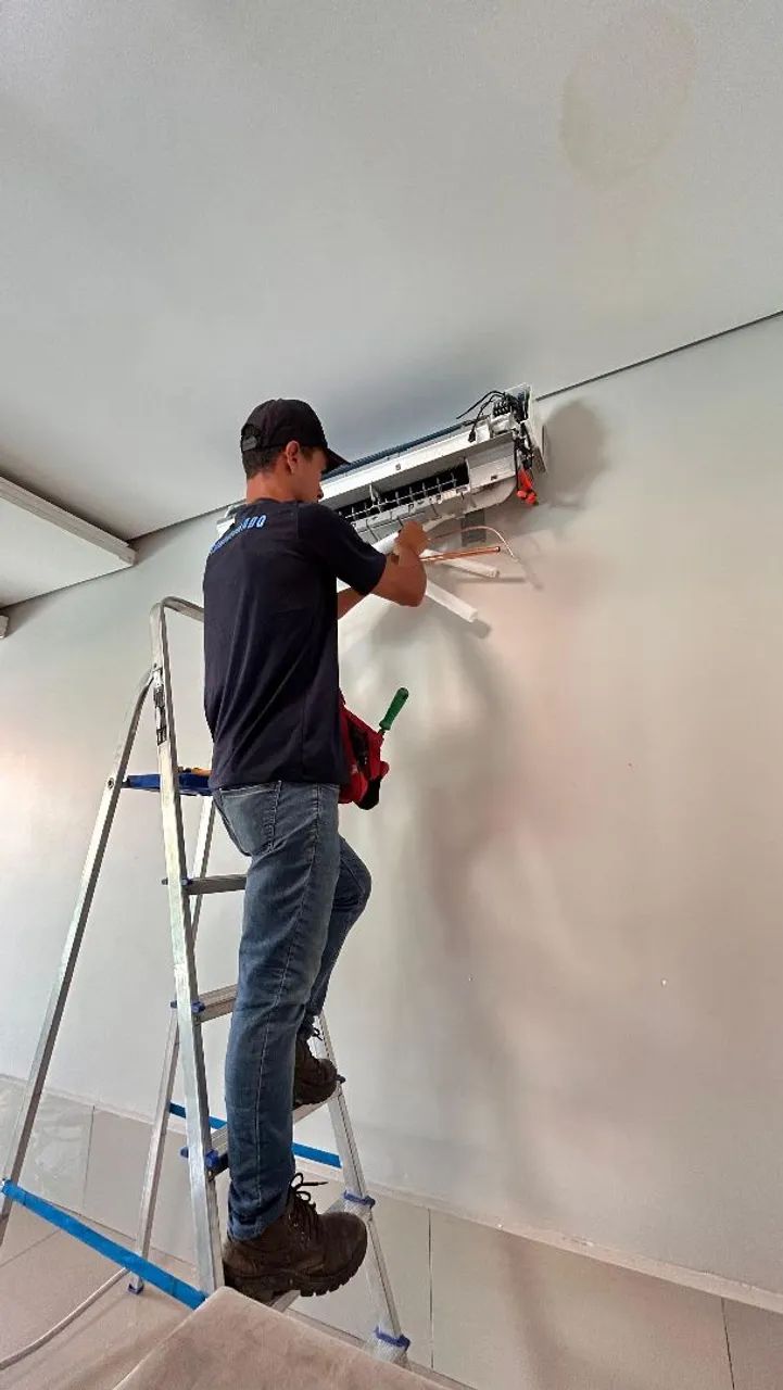 Instalação ar condicionado 800,00 reais 