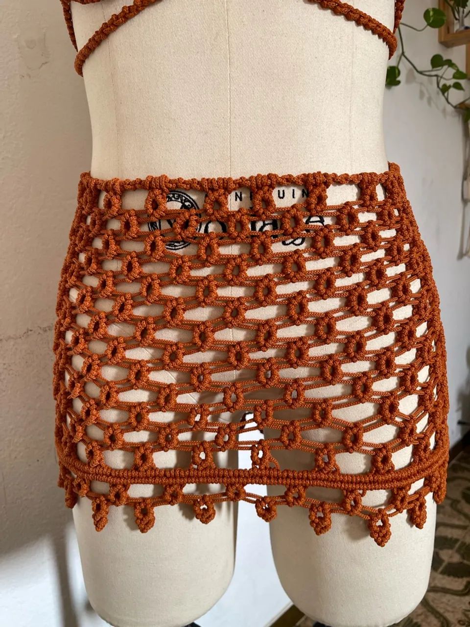 Conjunto artesanal Macramê  - Foto 4