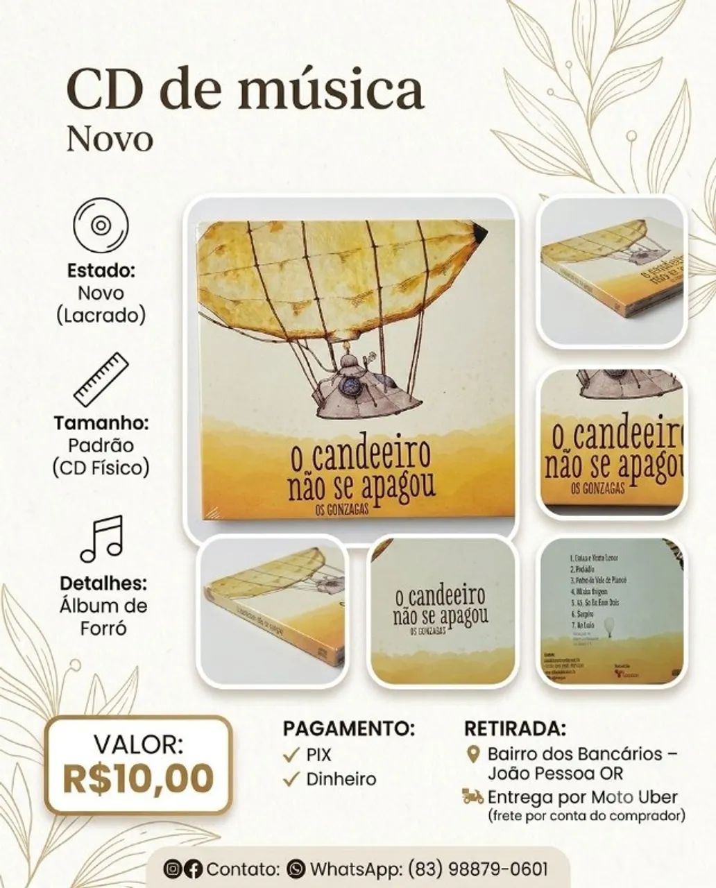 CD DE MÚSICA