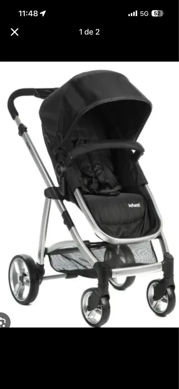 Bebê conforto  +carrinho / Não acopla um no outro ! 