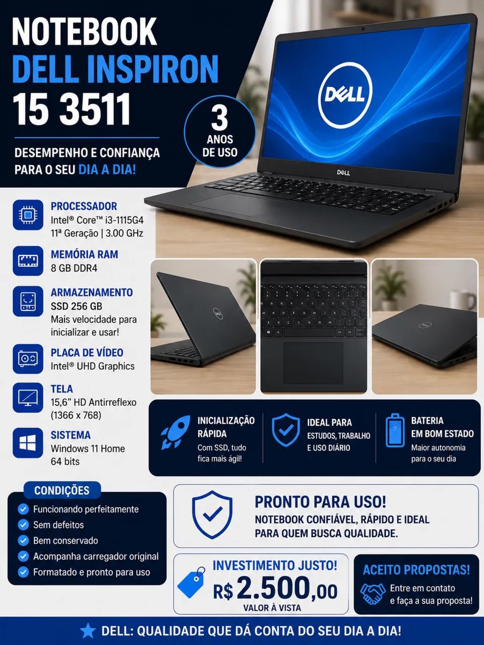 Vende-se Notebook 