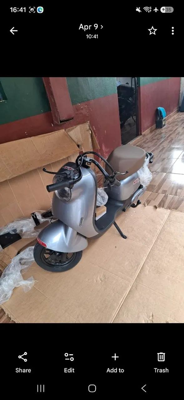 Scooter Elétrica Gts Jd-06 500w 48v, Retrô