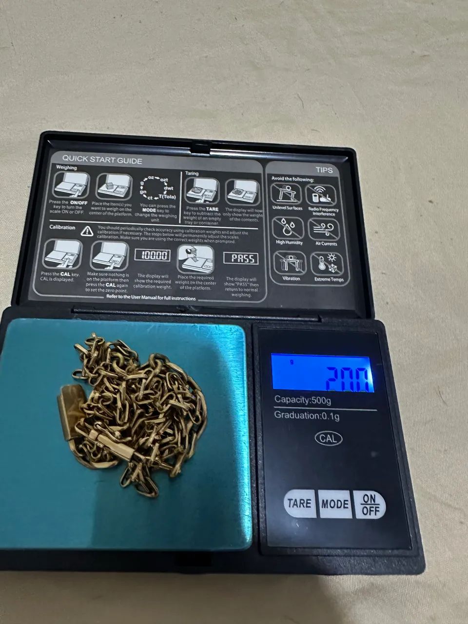 Vendo cordão e pulseira de ouro 