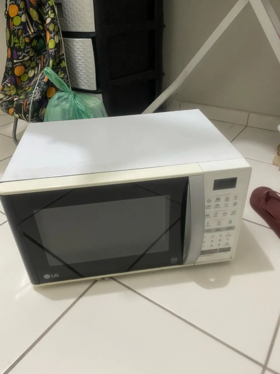 Microondas com defeito