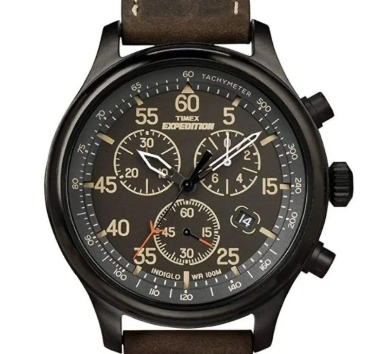 Timex Expedition Field Chronograph (referência T49905) Indiglo Militar Zero